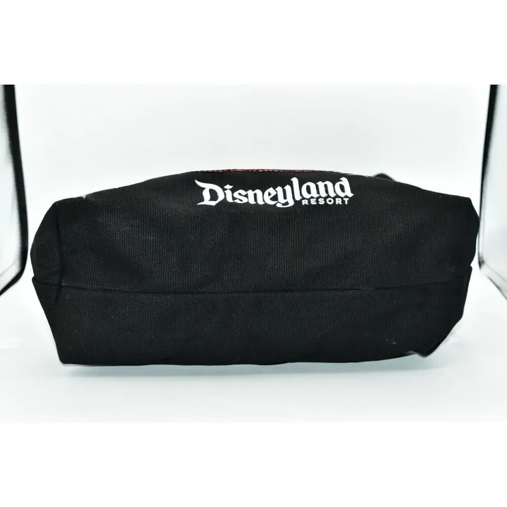 Disneyland Resort Halloween Sequin Pumpkin Mickey Mouse Open Top Tote Bag Black